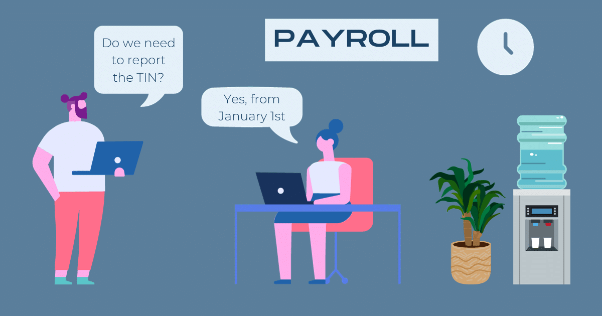 To employees in payroll talk about TIN